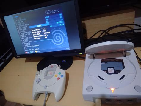 dreamcast tectoy with today s strange pal m tv system a mixture of ntsc and european pal now