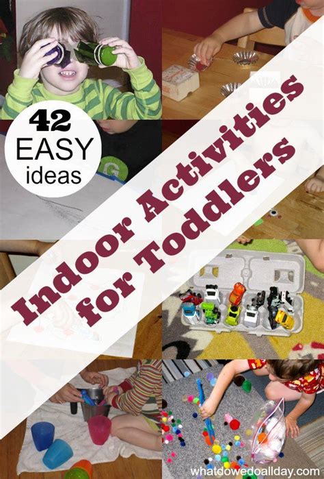 Why are indoor team building activities popular? 42 Easy Indoor Activities for Toddlers | Toddler ...