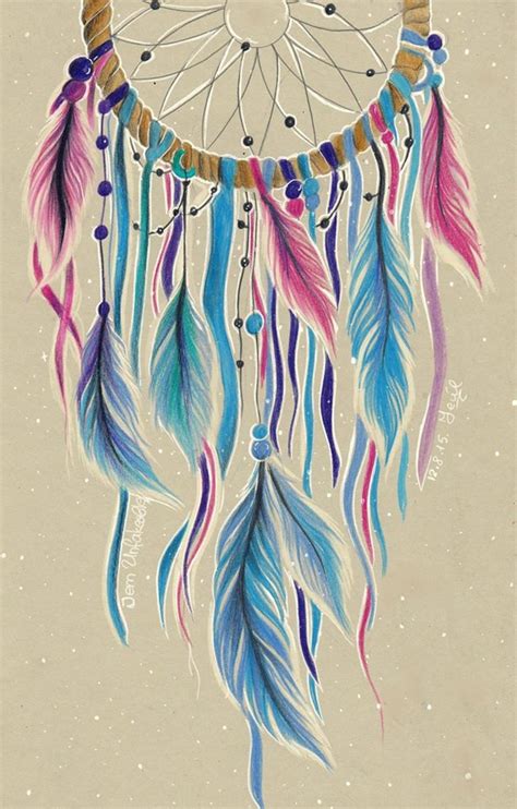 Colorful Dreamcatcher Drawing At Getdrawings Free Download