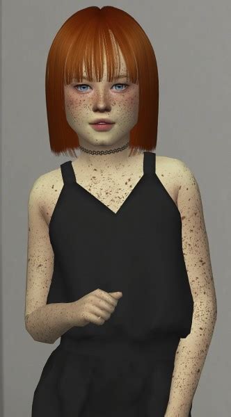 Sims 4 Hairs Coupure Electrique Leahlillith`s Cassie Hair Retextured