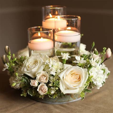 Lovely Way To Bring Candlelight To Your Table Wedding Centerpieces Elegant Romantic Wedding