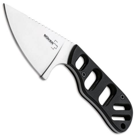 Boker Plus 02bo321 Sfb Subcom Fixed Blade Neck Knife Satin Blade