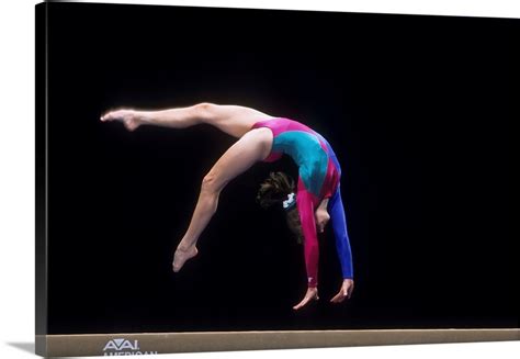 female gymnast on the balance beam wall art canvas prints framed prints wall peels great
