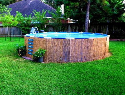 Above Ground Pool Landscaping Ideas On A Budget — Randolph Indoor And