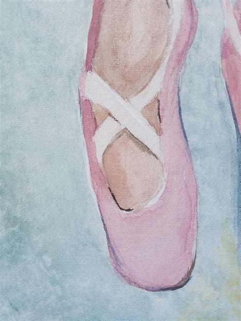 Ballet Shoes Giclee Art Print Of A Watercolor Painting 8x10 Etsy