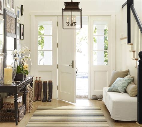 Here's a savvy entryway storage idea that works for any size space: Fall Cleaning | entryway porch