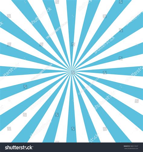 Blue Sun Rays Background Vector Stock Vector Royalty Free 588215537