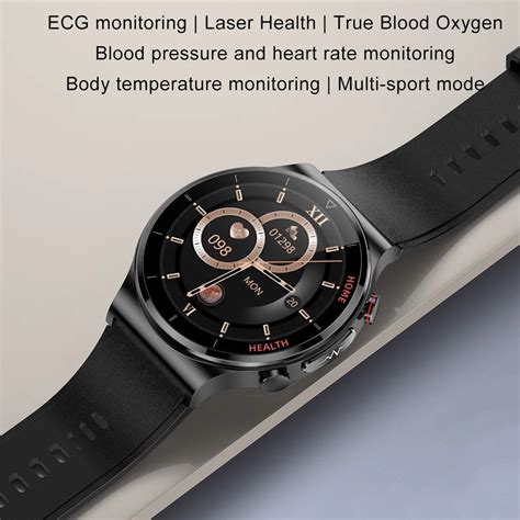 Eldly Laser Treatment Smartwatch Ecg Accurate Spo2 Bp Heart Rate