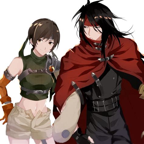 Vincent Valentine Yuffie Kisaragi Dff Ff7 Artista De Pixiv Final Fantasy Vii Final Fantasy