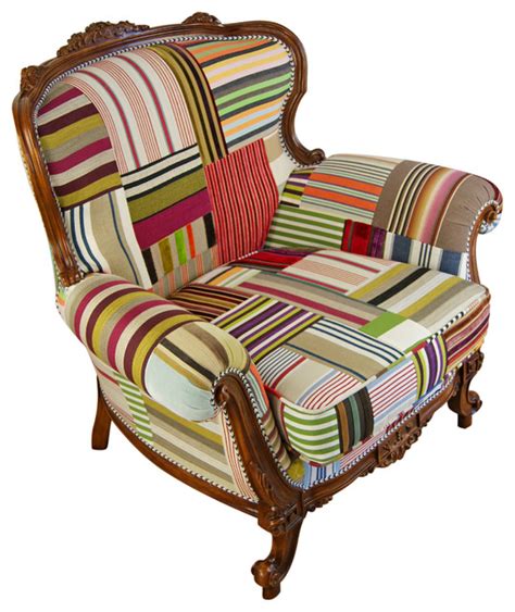 00 $10.00 coupon applied at checkout save $10.00 with coupon Patchwork Chairs - Traditional - Armchairs And Accent ...