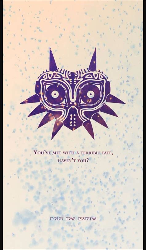 Discover and share zelda majoras mask quotes. Link mask horrible fate tattoo quote idea | Zelda tattoo, Legend of zelda, Zelda art