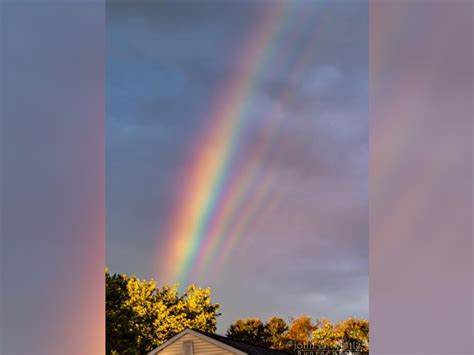 Rare Quintuple Rainbow Captured By Photographer In New Jersey Live
