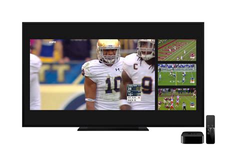 Can i watch live tv on multiple. ESPN's new Apple TV app lets you watch four screens of ...
