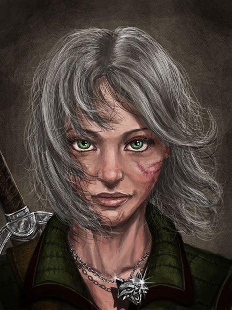 Cirilla Of Cintra By Afternoon63 On Deviantart The Witcher The Witcher Books Character Portraits
