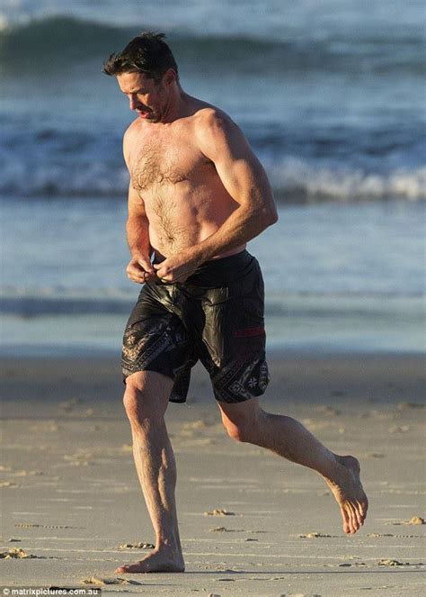 Hugh Jackman Flaunts Rippling Muscles In At Bondi Beach Hugh Jackman Hugh Jackman Shirtless