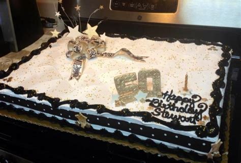 Image Result For 50th Birthday Sheet Cake Black Birthday Sheet Cakes