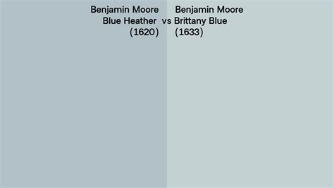 Benjamin Moore Blue Heather Vs Brittany Blue Side By Side Comparison