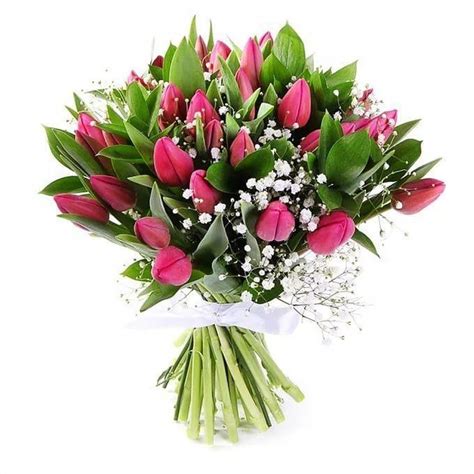 25 Pink Tulips In A Bunch Online T And Flowers