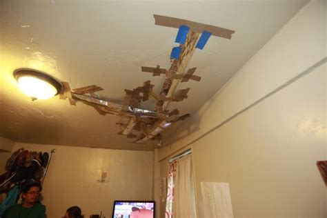 Ceilings in dreams symbolize protection and security or feelings of insecurity and fear. water leaking from light fixture in ceiling ...