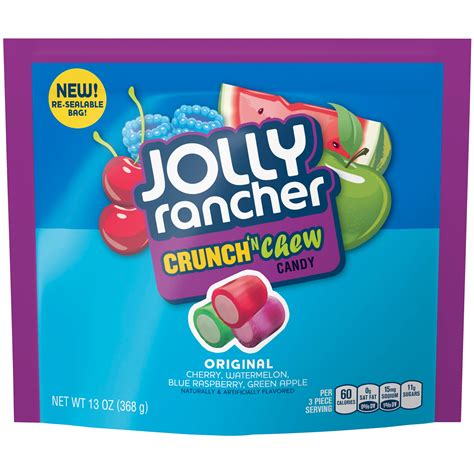Jolly Rancher Original Crunch N Chew Assortment Candy 13 Oz