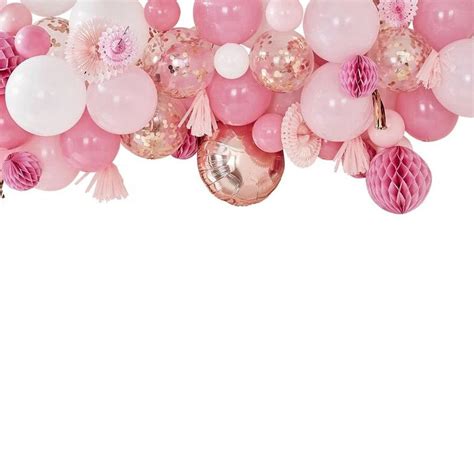 Balao Rosa E Branco