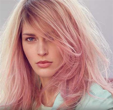 30 Pink Blonde Hair Color Hairstyles And Haircuts Lovely