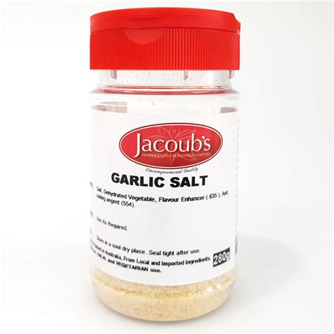 Try it to amp up popcorn, avocado toast and pizza. Jacoubs Garlic Salt 280g - Firebrand® BBQ