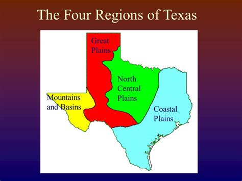 Map Great Plains Region Of Texas Share Map