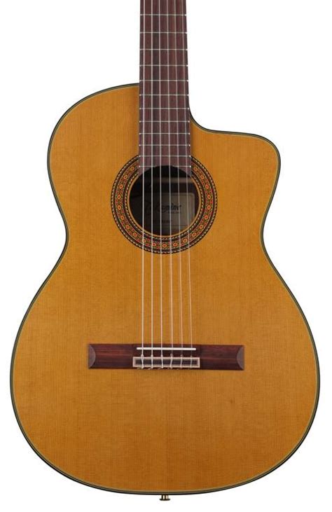 Takamine Tc132sc Nylon String Acoustic Electric Guitar Natural Sweetwater