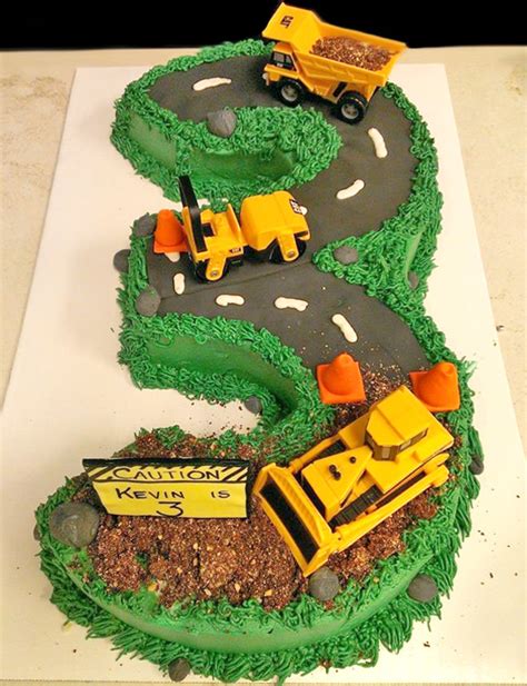 10 Construction Themed Birthday Cakes Any Little Person