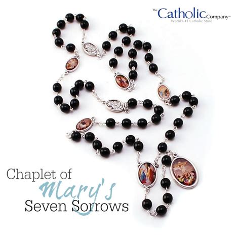 The Rosary Chaplet Of The Seven Sorrows Rosary Chaplet Sorrow