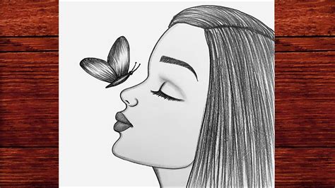 Kelebekli Kız Çizimleri Kelebek Ve Kız Çizimi Adım Adım Öğretici Çizim Fikirleri 2022 Youtube