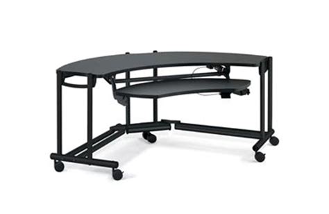 Canada's most popular brand of standing desks, height adjustable desks, and sit to stand office products. Anthro FCCBK/BK3 Black Fit Console Unit | Touchboards