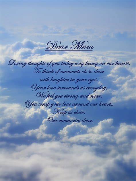 ~ Marshmallow Garden ~ Missing You Mom Mothers In Heaven Quotes Miss