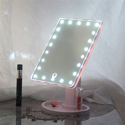 It is easy to install and use. Touch Screen Makeup Mirror Tabletop Cosmetic Vanity light ...