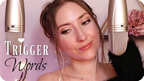Asmr Most Tingly Trigger Words 💜 Deep Breathy Whispering Extra Close Up For Your Relaxation