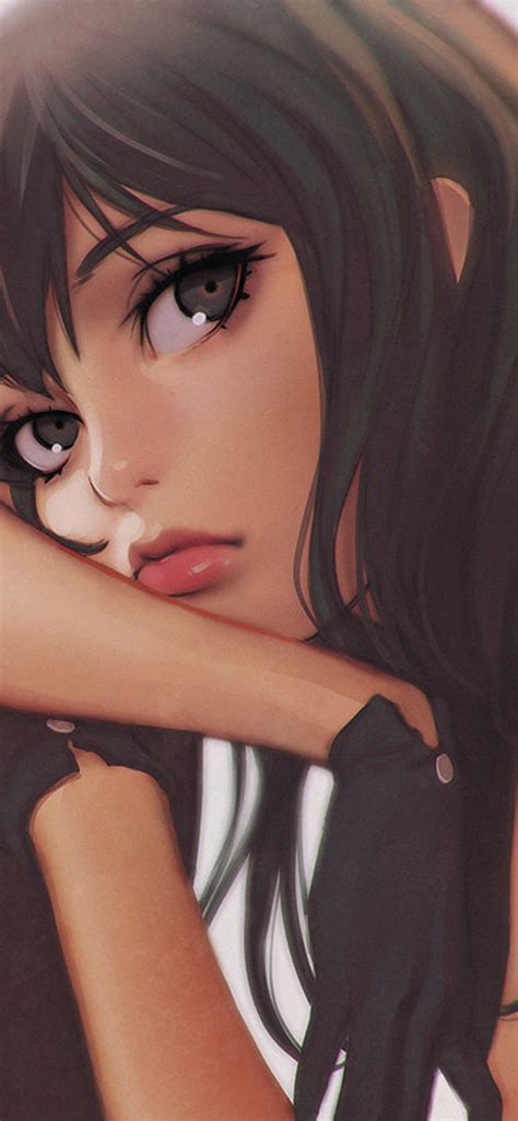 Bj15 Ilya Girl Face Anime Art Wallpaper