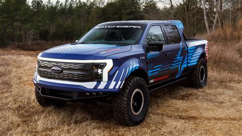 This Ford F 150 Lightning One Off Is Basically An Electric Raptor