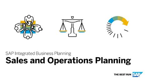 Sap Integrated Business Planning L Sales And Operations Planning