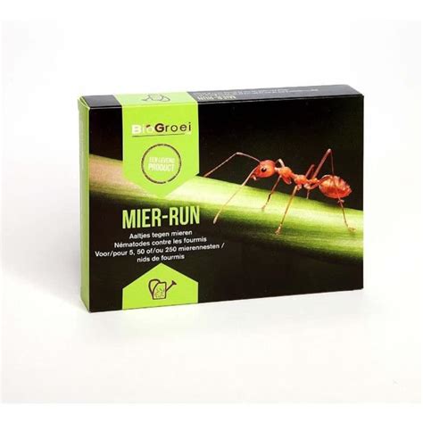 Mier Run 5 M² Nématodes Contre Les Fourmis Traitement Gazon Anti