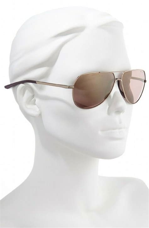 nike outrider mirror aviator sunglasses course golf lens 62 12 140 copper nwt nike aviator