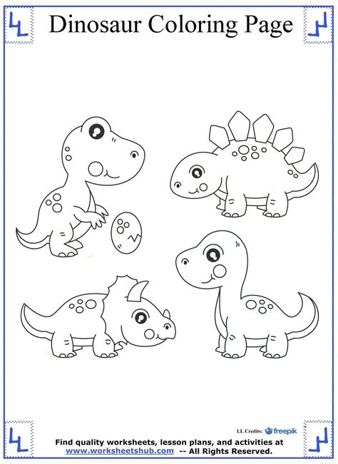 Both will take you to the same place to print your coloring pages. Dinosaur Coloring Pages