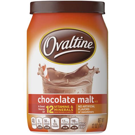Ovaltine Chocolate Malt Milk Mix 12 Oz