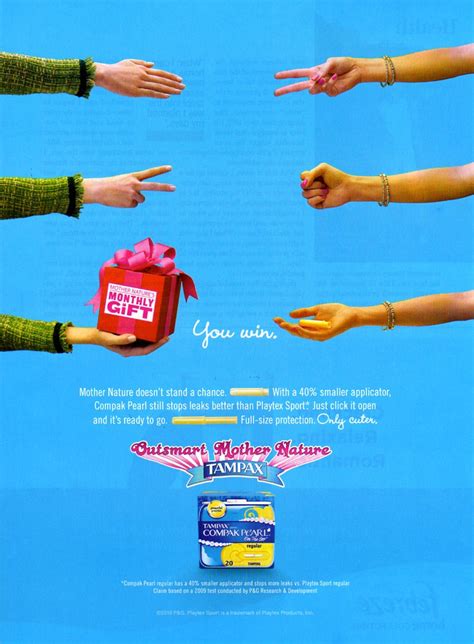 Ad For Tampax Pearl Society For Menstrual Cycle Research
