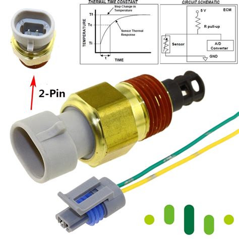 Air Intake And Fuel Delivery Sensors Intake Air Temperature Sensor For Gm Iat Mat Act 25036751