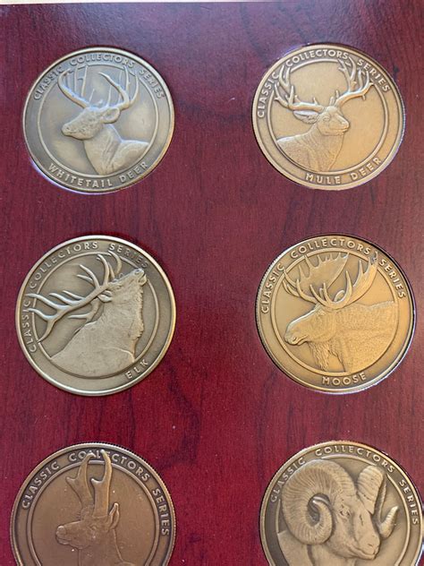 Nra Classic Collectors Series Wildlife Bronze Coins Etsy