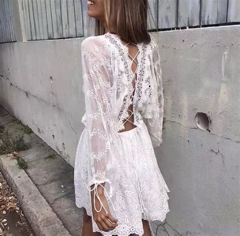 Click On The Photo To Shop This Beautiful White Lace Dress White Lace Knee Length A Line W