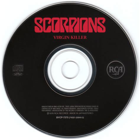 Scorpions Virgin Killer Bvcp 7375 Cd Japan 1995 Obi Ebay