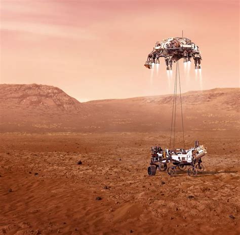 Mars Landung Des Nasa Rovers „perseverance“ Video Welt