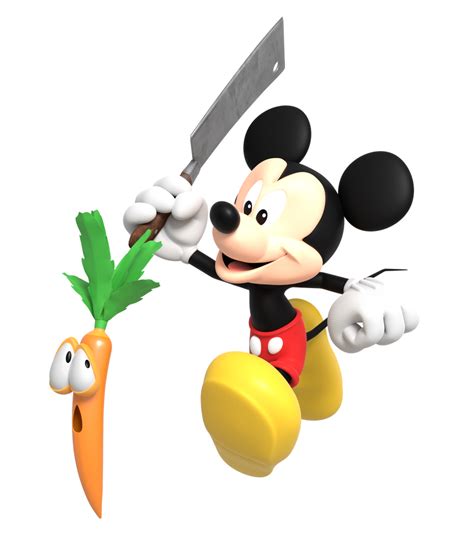 Mickey Mouse Chasing Carrot By Nintega Dario On Deviantart